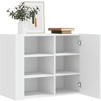 Wall Cabinet White 75x35x60 cm Engineered Wood