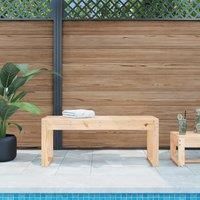 Garden Bench 110x38x45 cm Solid Wood Pine