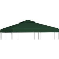 Gazebo Cover Canopy Replacement 310 g / m Green 3 x 3 m