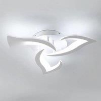 Modern LED Ceiling Lamp, 36W Creative Ceiling Lamp with Petal Design, 6500K Cool White Acrylic