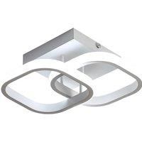 LED Ceiling Light,24W Square Acrylic Ceiling Lamp,Modern Bedroom Chandelier,Ceiling Lighting for Entrance Hall,White Light