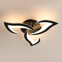 Modern LED Ceiling Light,36W 4000LM LED Ceiling Light with Flower Shape,Warm Light 3000K Acrylic