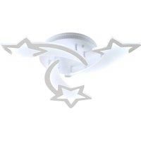 LED Ceiling Lamp,3 Heads 40W White Acrylic Ceiling Light for Living Room,Bedroom,Kitchen,Diameter 53