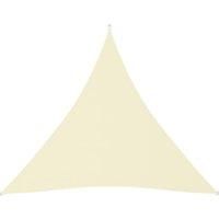Sunshade Sail Oxford Fabric Triangular 4x4x4 m Cream