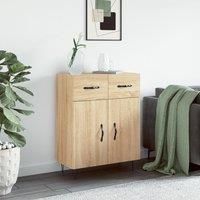 Sideboard Sonoma Oak 69.5x34x90 cm Engineered Wood