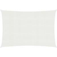 Sunshade Sail 160 g/m White 5x7 m HDPE
