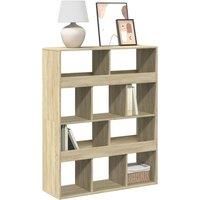 Bookcase Sonoma Oak 100x33x125.5 cm Engineered Wood