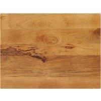 Table Top 90x70x3.8 cm Rectangular Solid Wood Mango