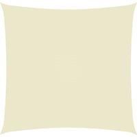 Sunshade Sail Oxford Fabric Square 5x5 m Cream