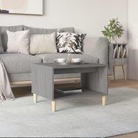 Coffee Table Grey Sonoma 60x50x40 cm Engineered Wood