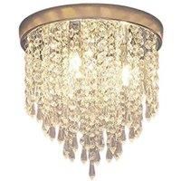 Mini Ceiling Light, Crystal Ceiling Lighting, Flush Mount Chandelier Lighting Fixture for Hallway, Bar?G9,Bulb not included?