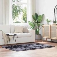 Shaggy Rug High Pile NAVARRA Dark Grey 120x170 cm Polyester