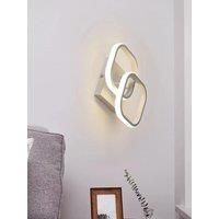 19W LED Ceiling Light,Modern Indoor White Ceiling Lamp,1900LM 4500K Neutral White Light, Square Acrylic Ceiling Light
