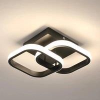 19W LED Ceiling Light,Modern Indoor Ceiling Lamp,1900LM 4500K Neutral White Light,Square Acrylic Ceiling Light for Hallway