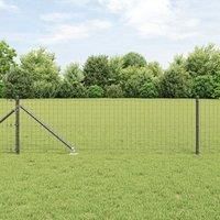 Fence Posts with Spike 52 pcs £32 mm 80 cm Galvanised Steel