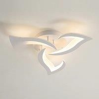 36W Flower Shape LED Ceiling Light Fixture, 3000K Warm White Light Acrylic Flush Mount Ceiling Lamp