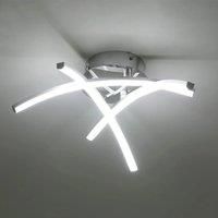 Modern LED Ceiling Light,21W Ceiling Lamp With Forked Surface for Living Room,Hallway,220V Ceiling