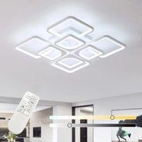 8 Heads Dimmable LED Ceiling Lamp Square Modern Ceiling Light Bedroom Kitchen Light Chandelier Light For Children's Room