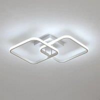 Acrylic Square Ceiling Light,LED Chandeliers,42W Modern Ceiling Lamp for Kitchen Dining Room Living Room Studio Office,6500K