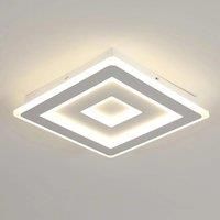 Modern Square LED Ceiling Light,52W 5850LM Acrylic LED Ceiling Lamp,White Ceiling LED