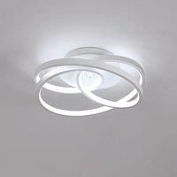 Modern Ceiling Lamp,40W LED Ceiling Light Ring Design, 6500K Cool White LED Ceiling Light for Living Room, Bedroom