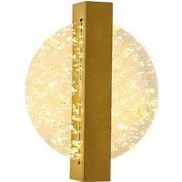 12W Indoor Wall Sconce,Golden Creative Round Indoor Wall Lamp Wall Light for Living Room,Stairs