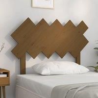 Bed Headboard Honey Brown 104x3x80.5 cm Solid Wood Pine