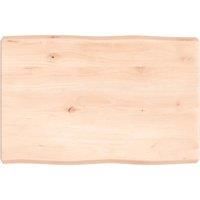 Table Top 60x40x(2-6) cm Untreated Solid Wood Live Edge