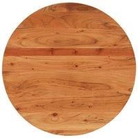Table Top £80x3.8 cm Round Solid Wood Acacia