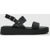 Schuh Tayla Chunky Buckle Sandal - Black
