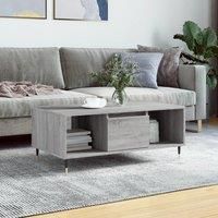 Coffee Table Grey Sonoma 90x50x36.5 cm Engineered Wood