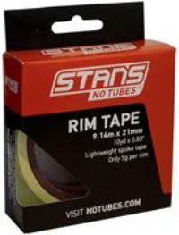 No Tubes Stans Rim Tape, Beige-Beige, 21 mm x 9 m