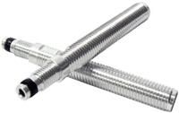 Stan/'s NoTubes - Threaded Alloy 40mm Valve Extenders Pair Silver