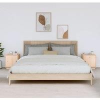 Bedside Cabinets 2 pcs 40x34x45 cm Solid Wood Pine