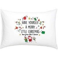 Festive Bedding Personalised Christmas Pillowcase