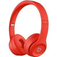 Beats Solo3 Wireless On-Ear Headphones - Apple W1 Headphone Chip, Class 1 Bluetooth, 40 Hours Of Listening Time - Red (Latest Model)