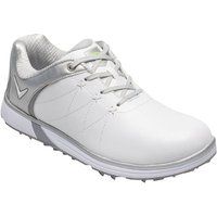 CALLAWAY Women's W627 HALO PRO Golf Shoes, White Silver, 4 UK