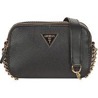 GUESS Women/'s Noelle Crossbody Camera Bag, Black, 21x14x8 cm UK