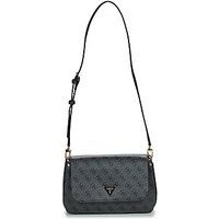 GUESS Meridian Shoulder Bag 26 cm, Coal logo, One Size