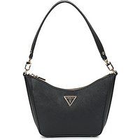 GUESS Women/'s Eco Gloriana Top Zip Shoulder Bag, Black, One Size