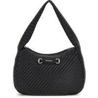 GUESS Francy Hobo Bag Black, black, One Size