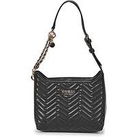 GUESS Women/'s Anning Shoulder Bag, Black, One Size