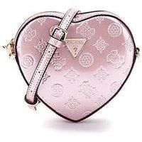 GUESS Arnela Mini Heart Bag, Ocl - Orchid Logo, One size