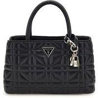 GUESS Edita Elite Satchel, Black, One size