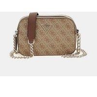 Guess Noelle Ii Crossbody Camera Bag - Brown