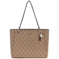 GUESS Noelle II Tote Latte Logo/Brown, Latte logo / brown, One Size