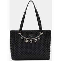 Guess  EVERLEE NOEL TOTE  women's Shopper bag in Black