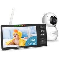 HELLOBABY HB6082L 5.5" LCD Display Baby Monitor - White