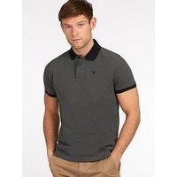 Barbour Essential Sports Mix Regular Fit Polo Shirt - Black