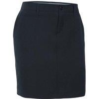 Stretch Waist Black Golf Link Skirt